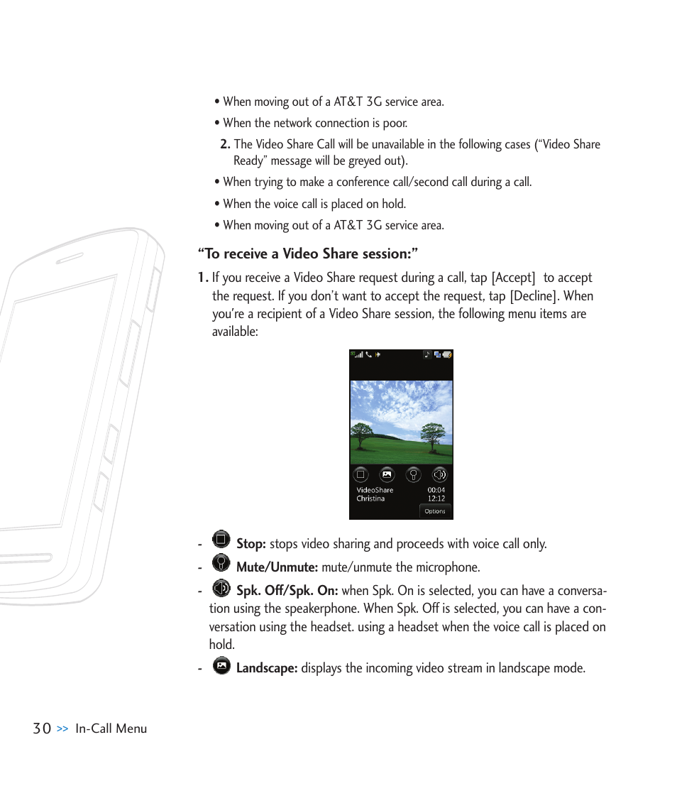 LG CU920 User Manual | Page 34 / 143