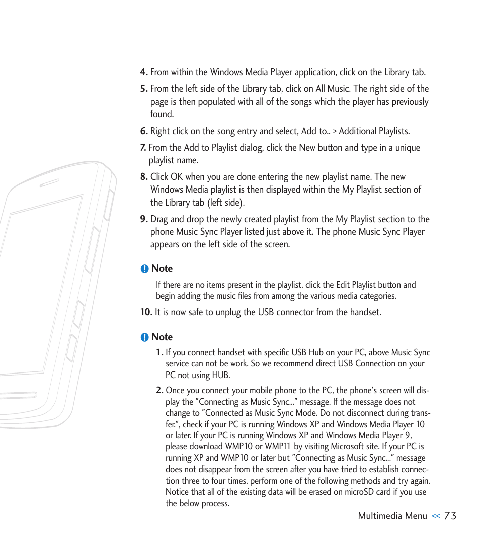 LG CU920 User Manual | Page 77 / 143