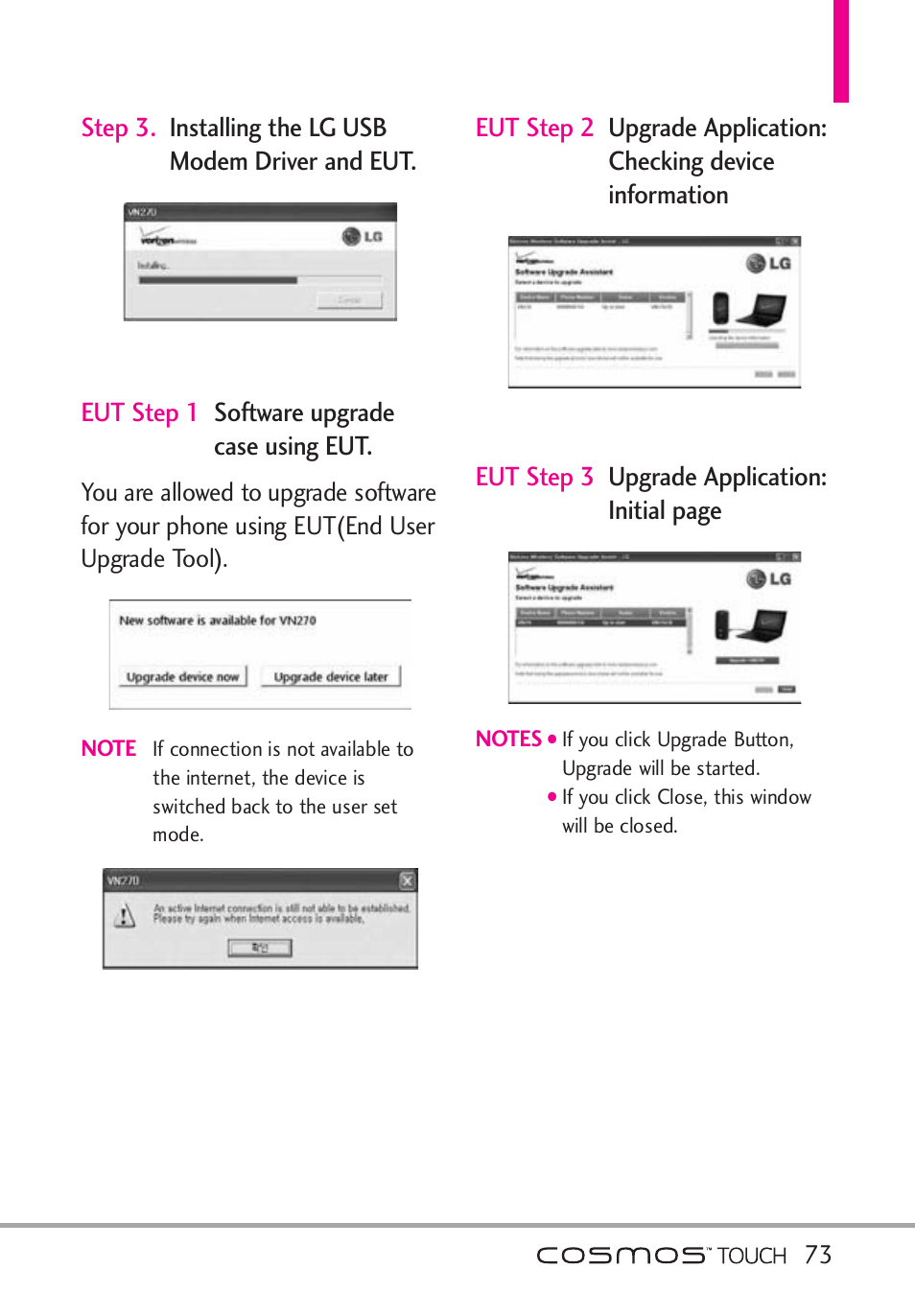 LG VN270 User Manual | Page 75 / 159