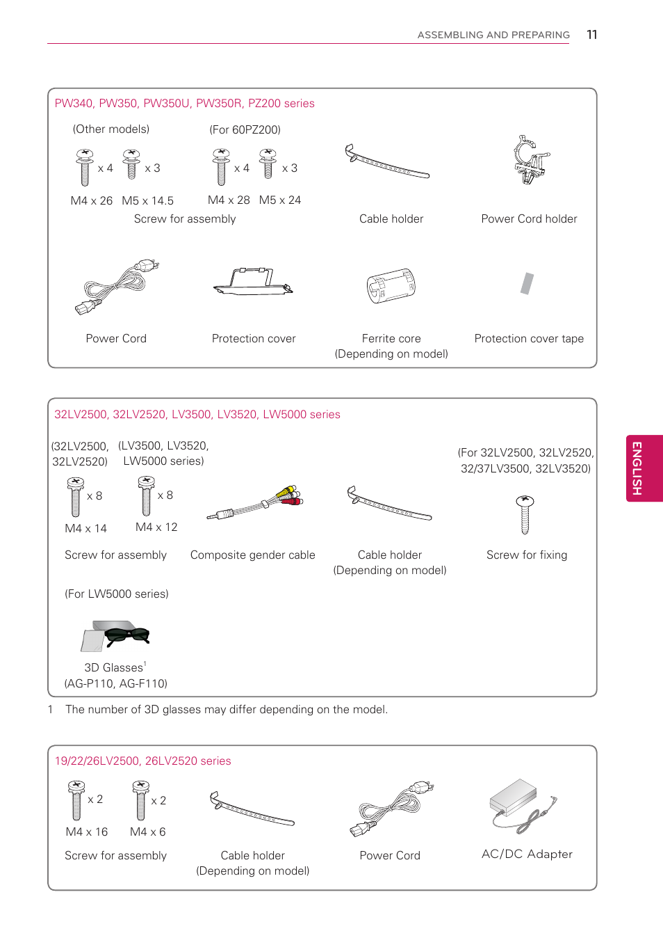 LG 47LK520 User Manual | Page 11 / 124