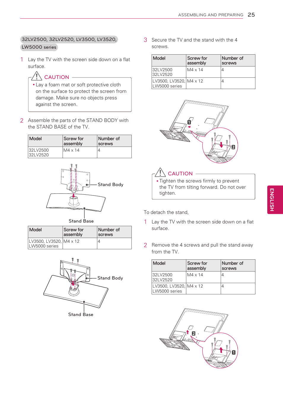 LG 47LK520 User Manual | Page 25 / 124