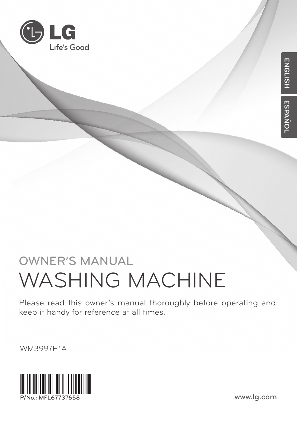 LG WM3997HWA User Manual | 80 pages