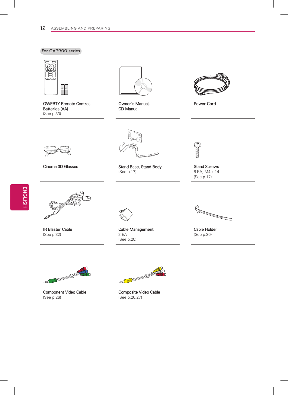 LG 60GA6400 User Manual | Page 12 / 56