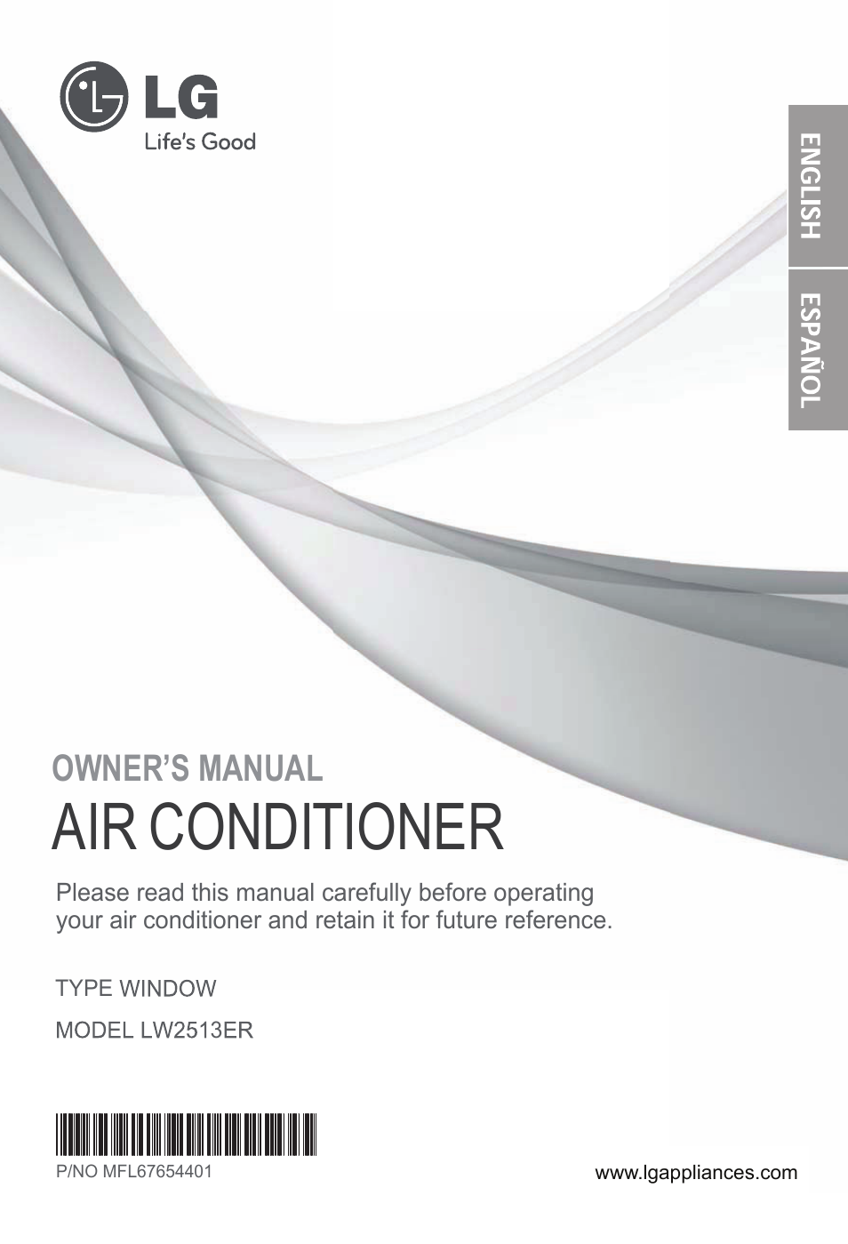 LG LW2513ER User Manual | 48 pages