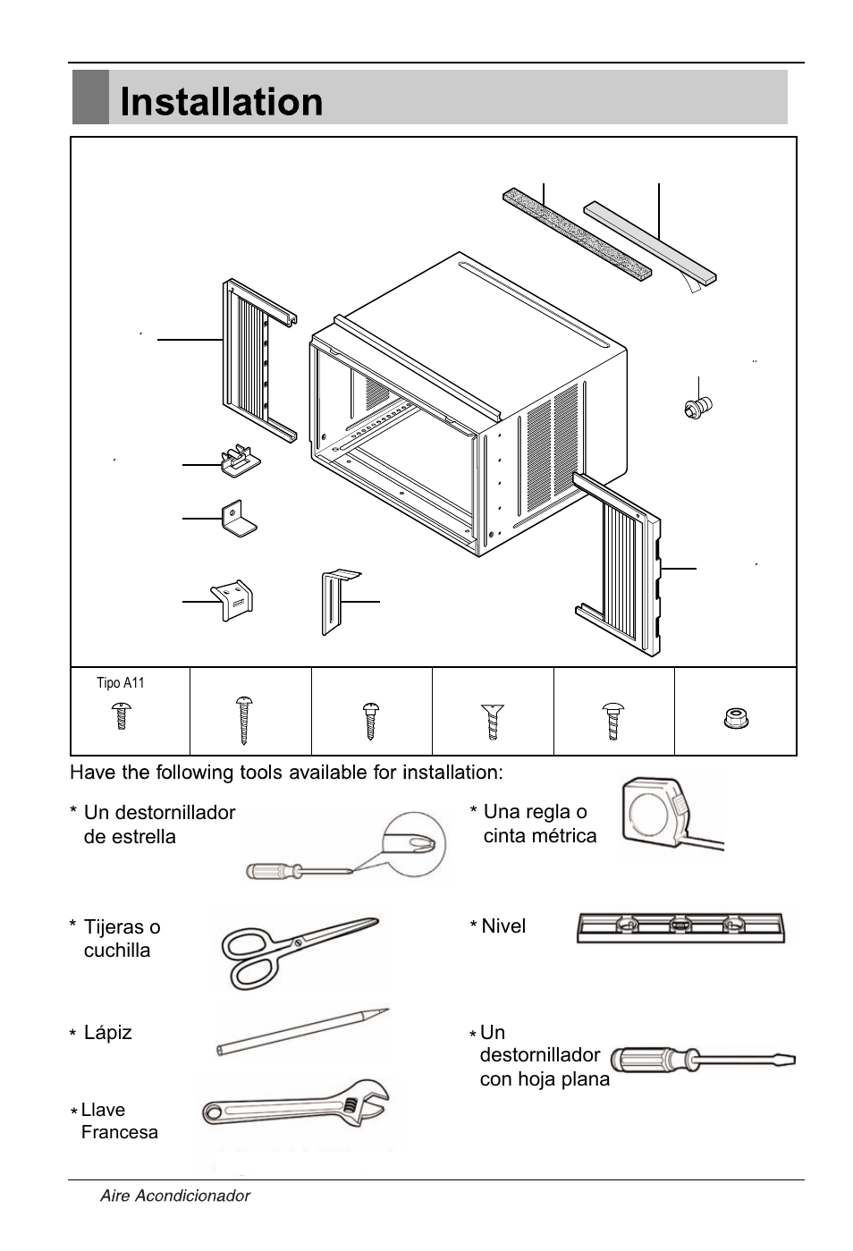 Lapiz una regla o cinta metrica nivel | LG LW2513ER User Manual | Page 34 / 48