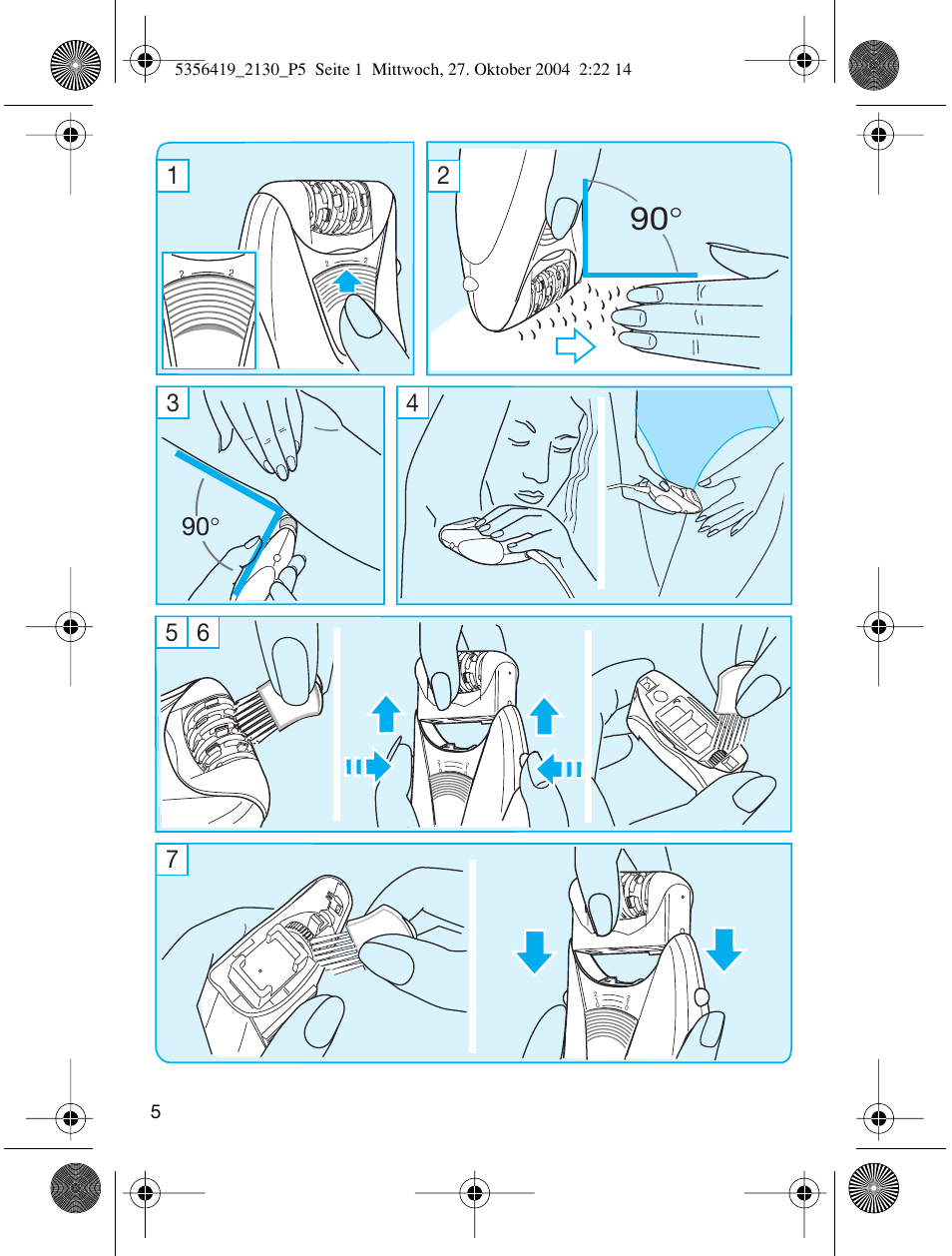 Braun 2120 Silk-épil EverSoft User Manual | Page 4 / 50