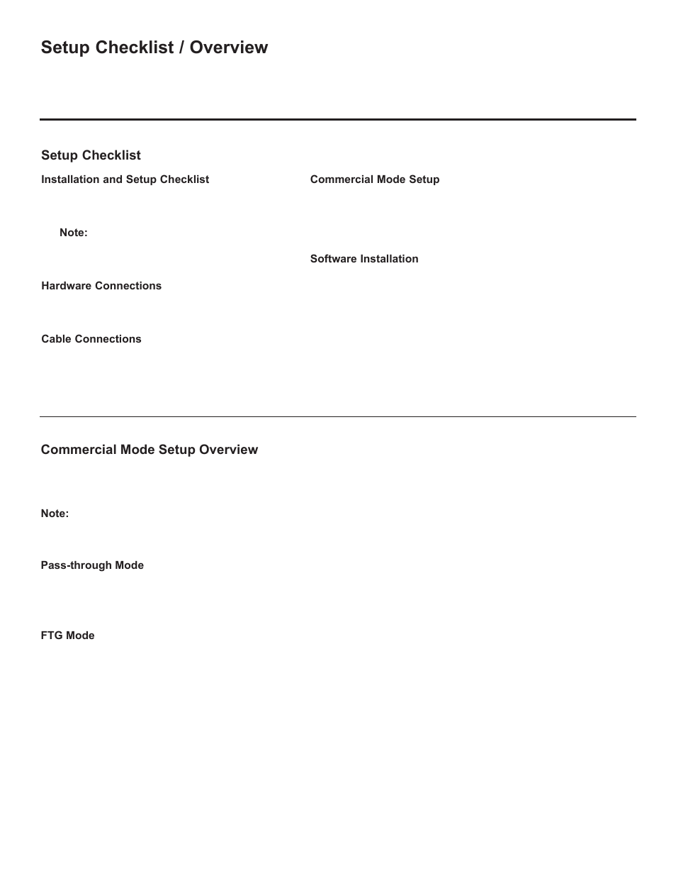 Setup checklist / overview | LG 42LD320H User Manual | Page 123 / 212
