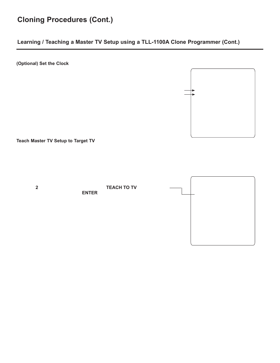 Cloning procedures (cont.) | LG 42LD320H User Manual | Page 147 / 212