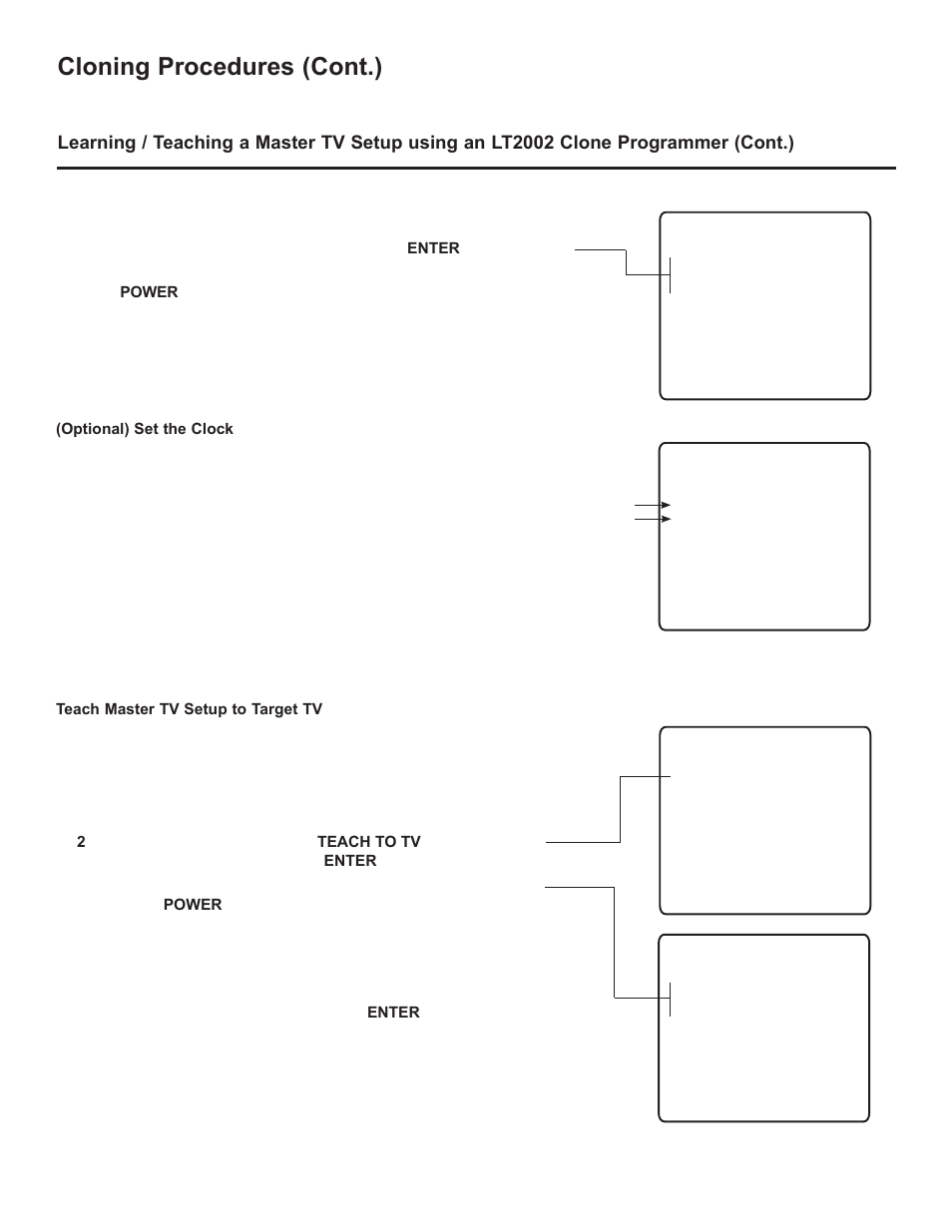 Cloning procedures (cont.) | LG 42LD320H User Manual | Page 149 / 212