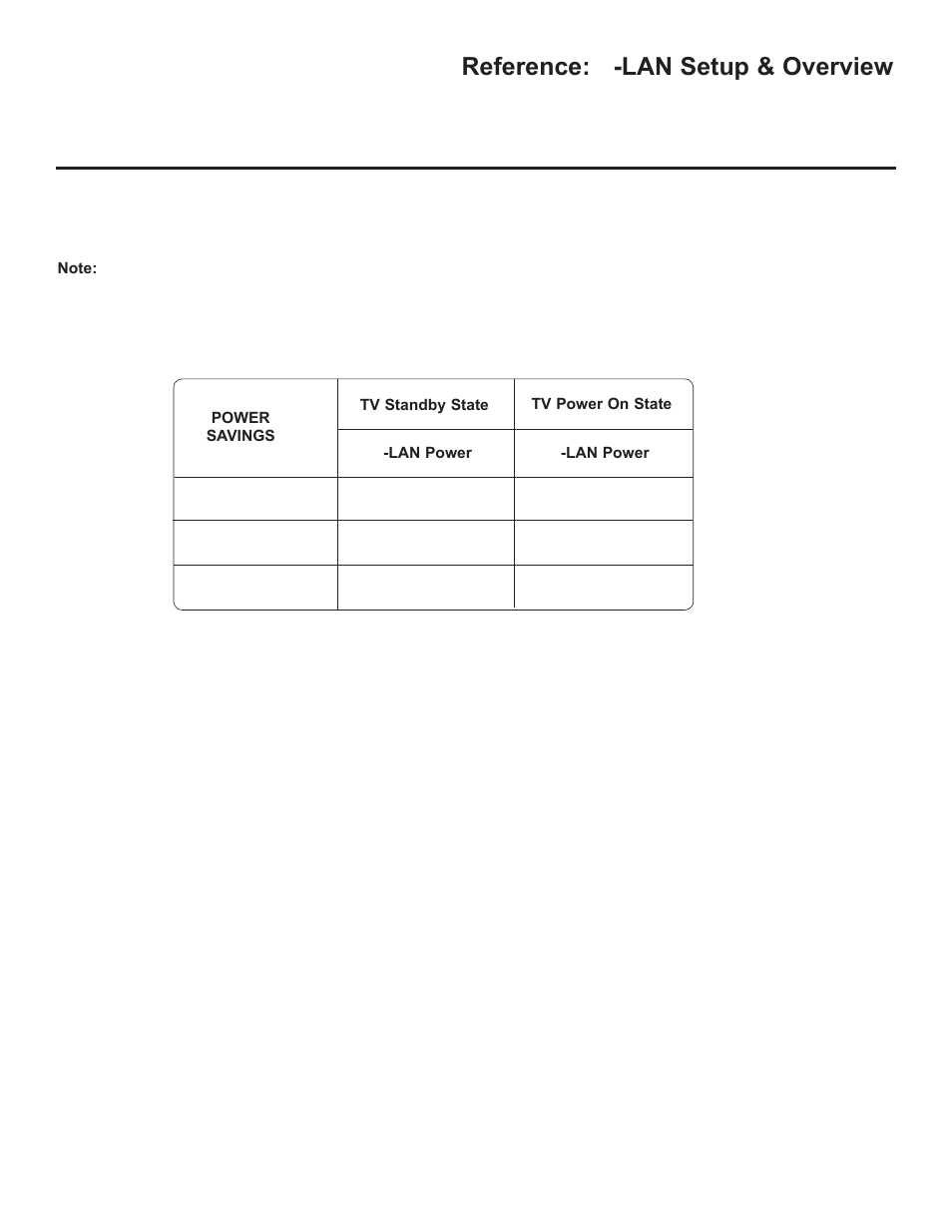 Reference: b -lan setup & overview | LG 42LD320H User Manual | Page 156 / 212