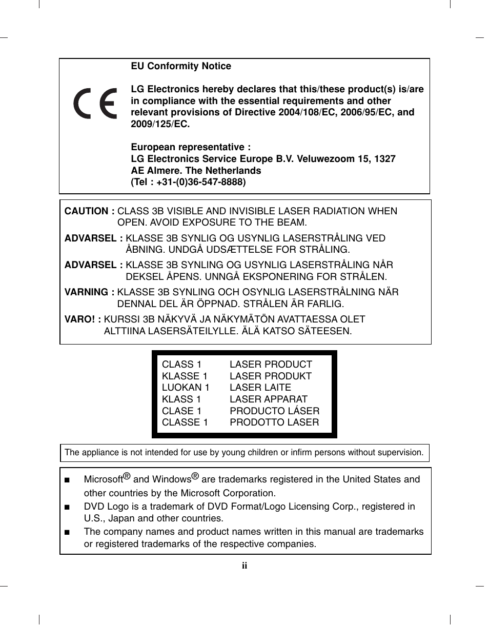 LG GH24LS70 User Manual | Page 3 / 13