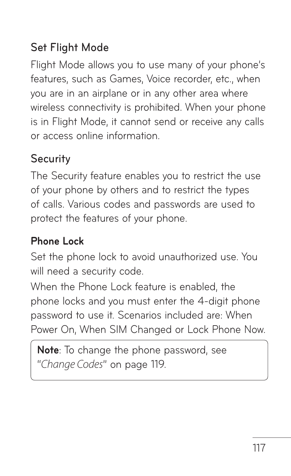 LG GD570 User Manual | Page 119 / 174