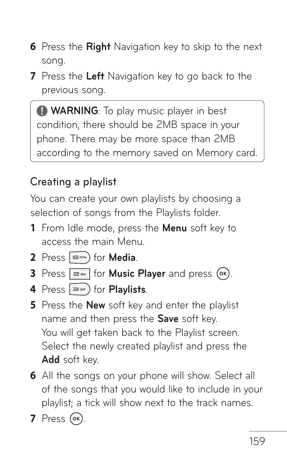 LG GD570 User Manual | Page 161 / 174