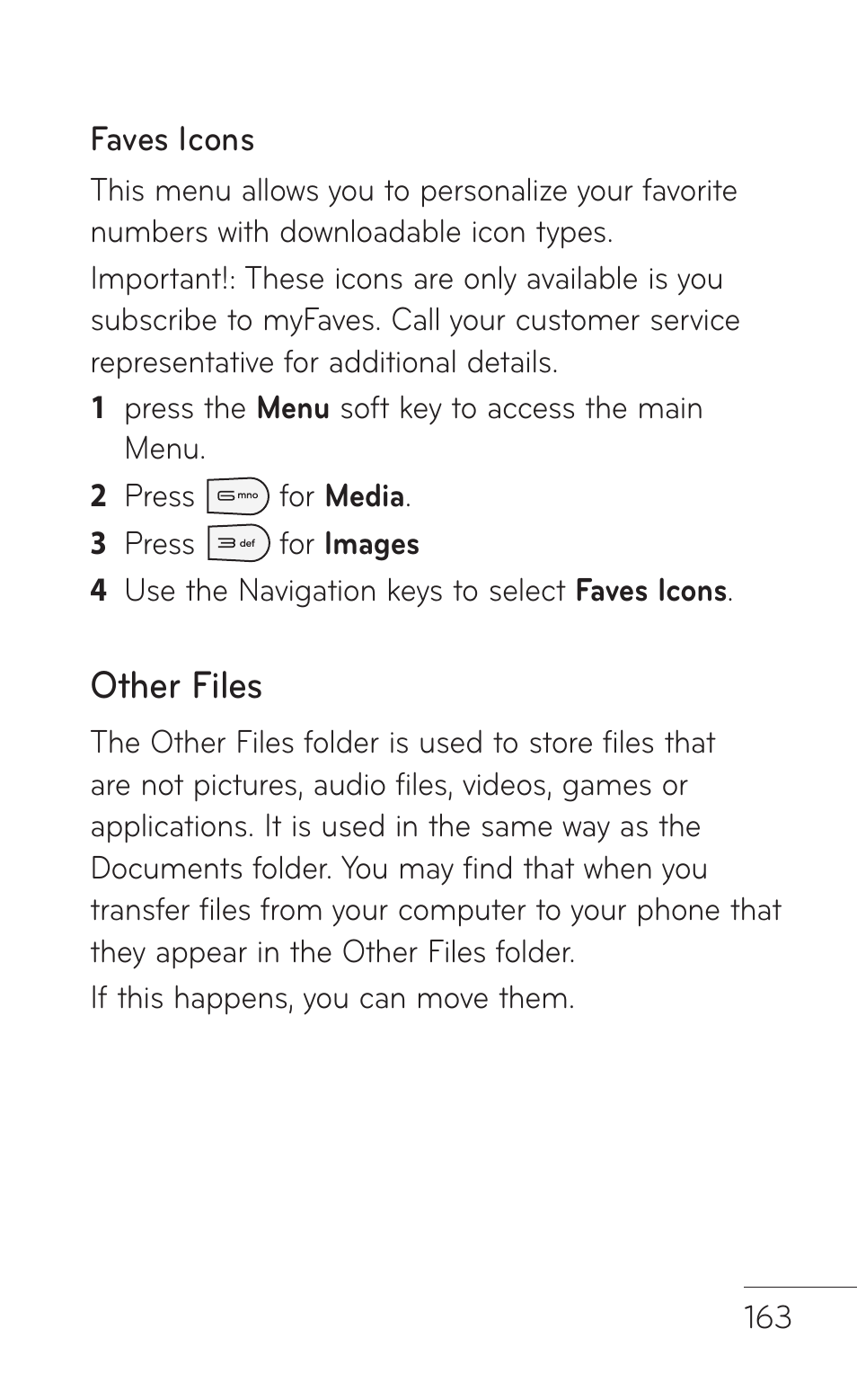 Other files | LG GD570 User Manual | Page 165 / 174