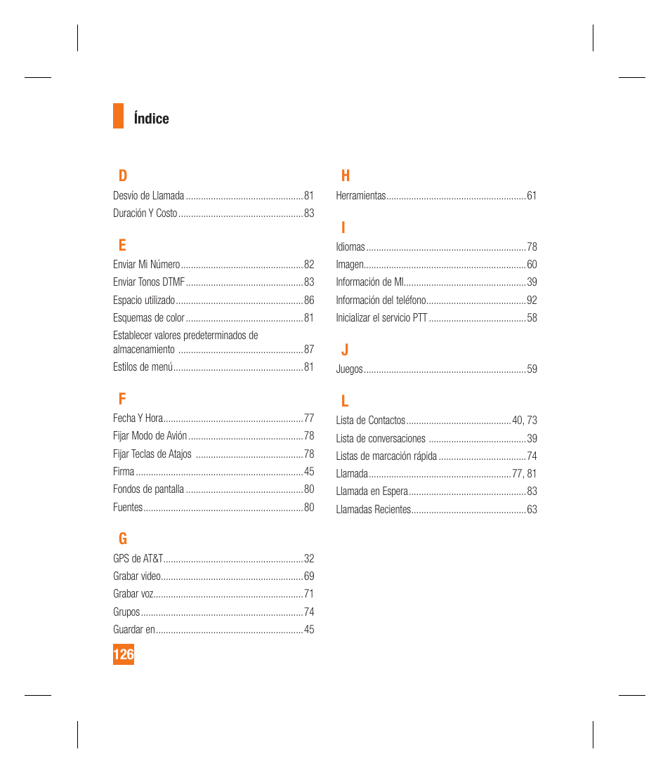 LG GU295 User Manual | Page 252 / 258