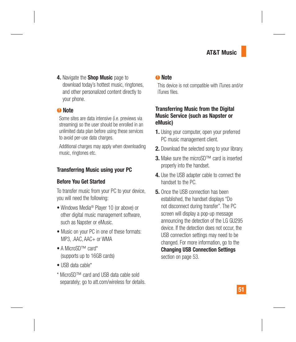 LG GU295 User Manual | Page 55 / 258