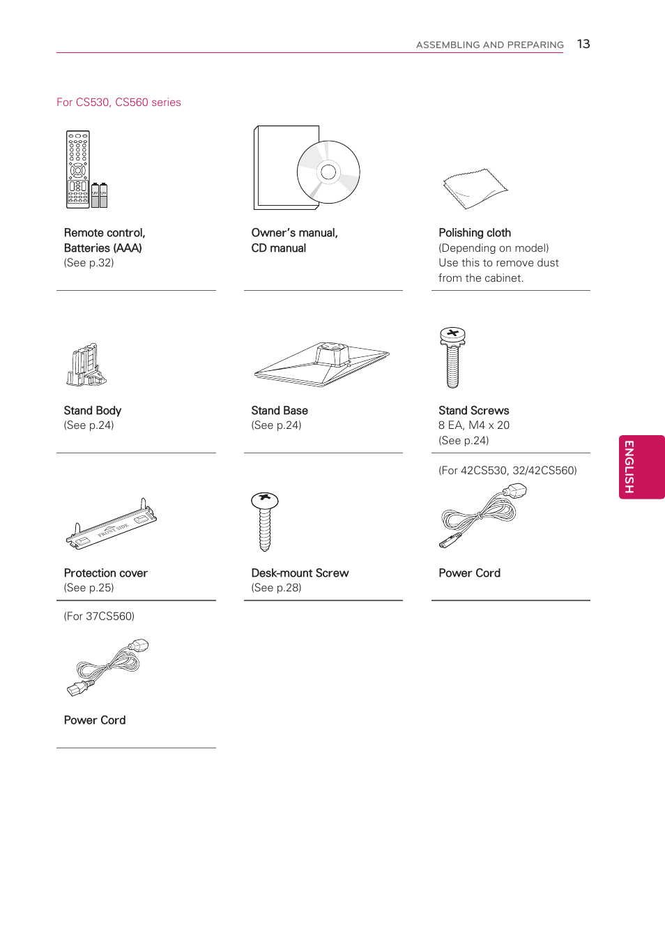 LG 42LS3400 User Manual | Page 13 / 72