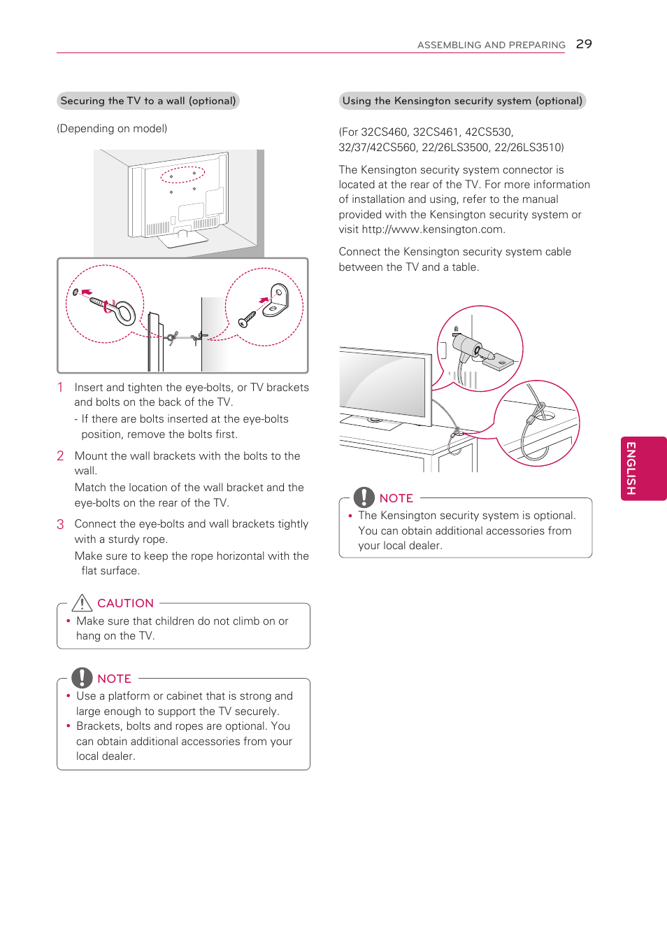 LG 42LS3400 User Manual | Page 29 / 72