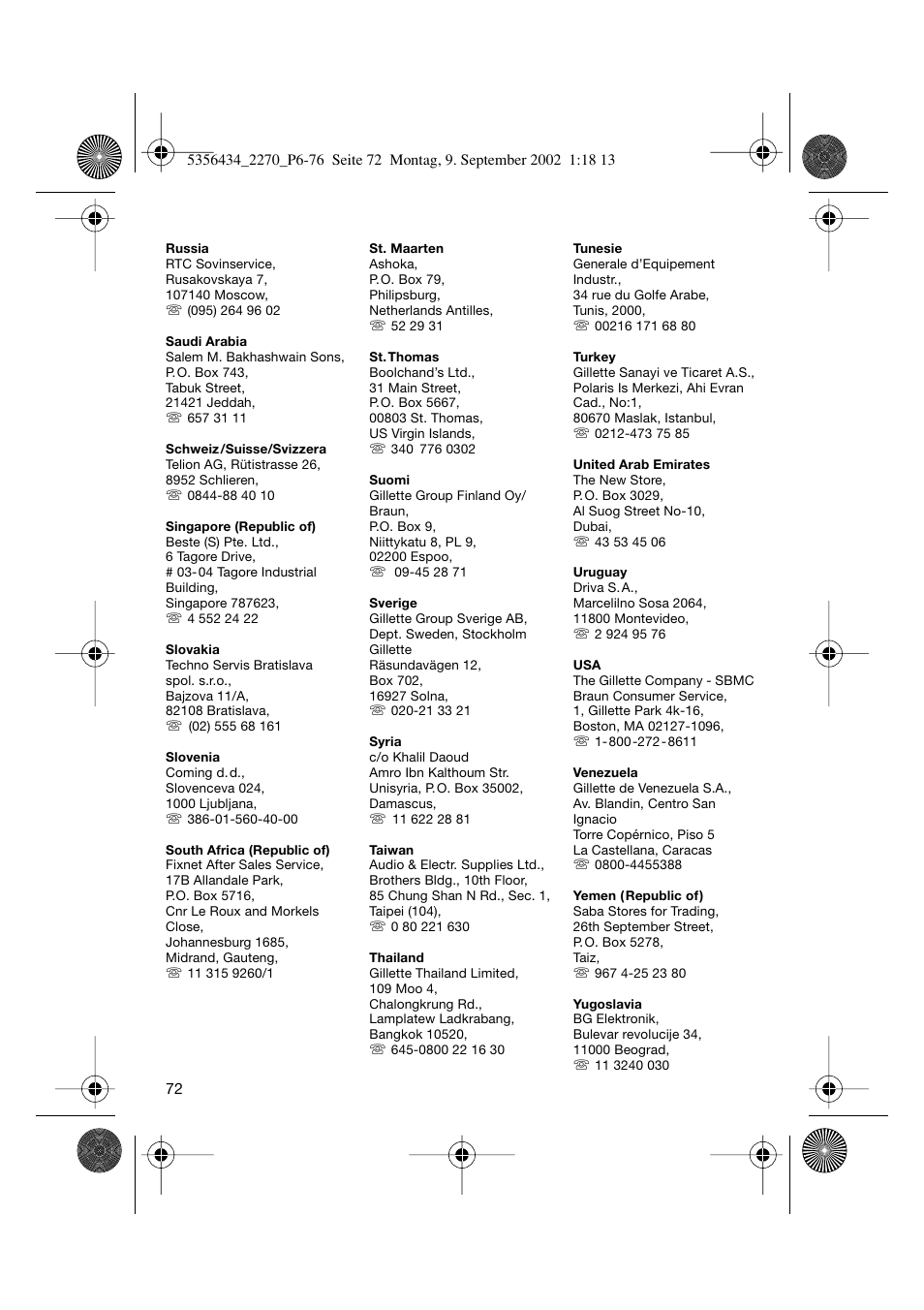 Braun 2270-5317 Silk-épil EverSoft User Manual | Page 71 / 71