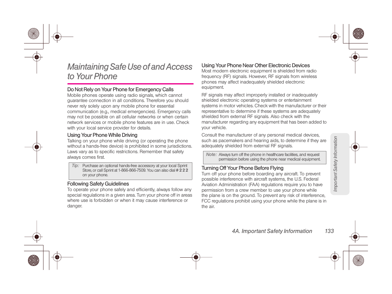 Maintaining safe use of and access to your phone, Ational and, Y use your | Equipment and void your authority to o | LG LGLN510 User Manual | Page 145 / 158