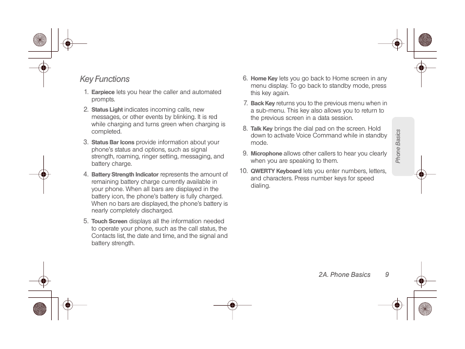 Key functions | LG LGLN510 User Manual | Page 21 / 158
