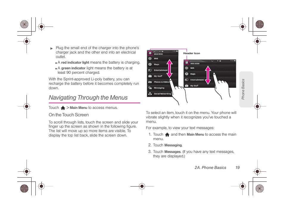 Navigating through the menus, Also use the men | LG LGLN510 User Manual | Page 31 / 158