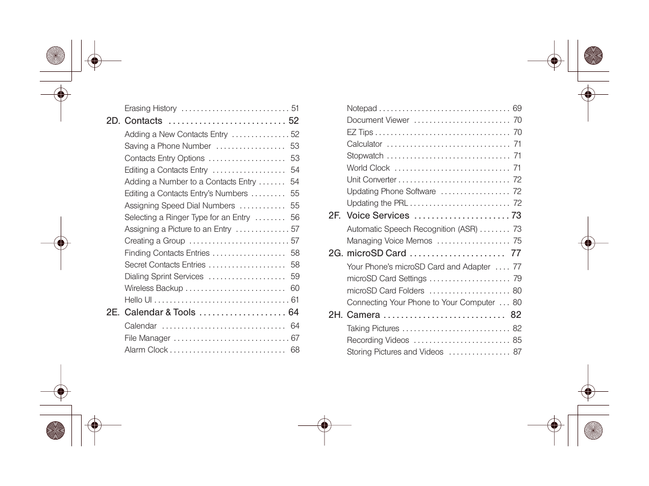 LG LGLN510 User Manual | Page 4 / 158