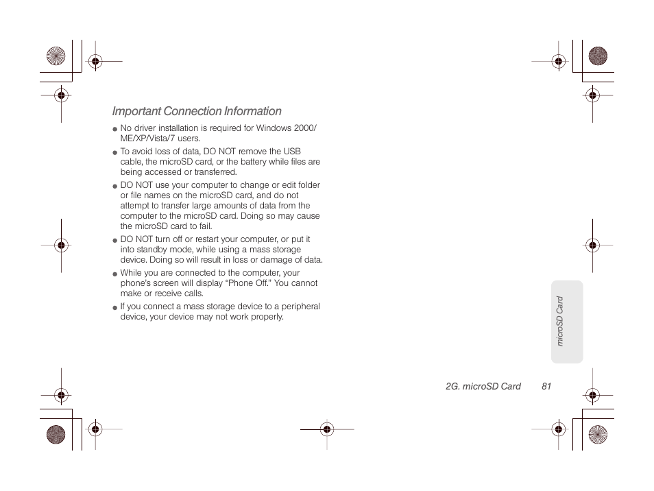 Important connection information | LG LGLN510 User Manual | Page 93 / 158