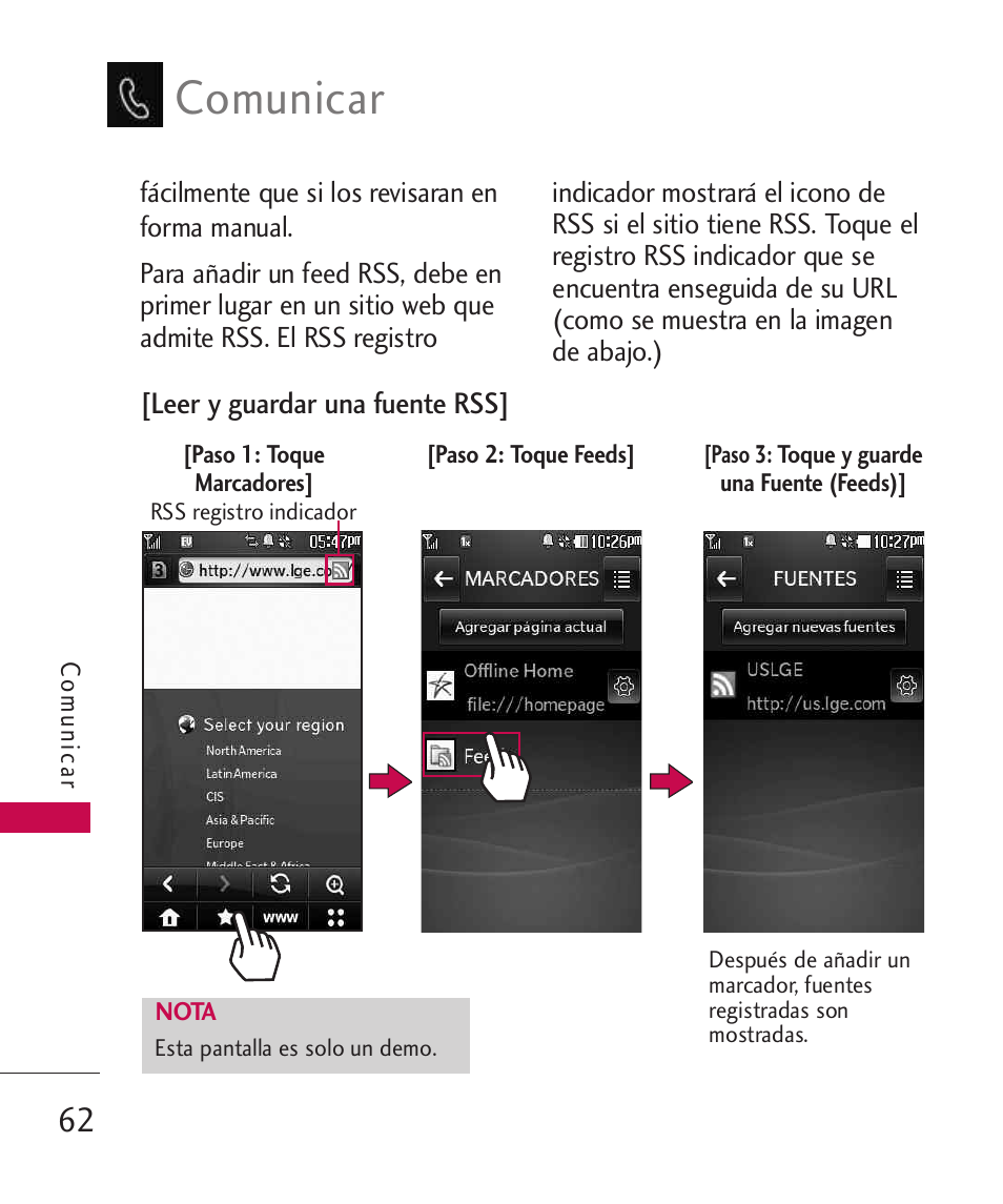 Comunicar | LG LG840 User Manual | Page 204 / 293