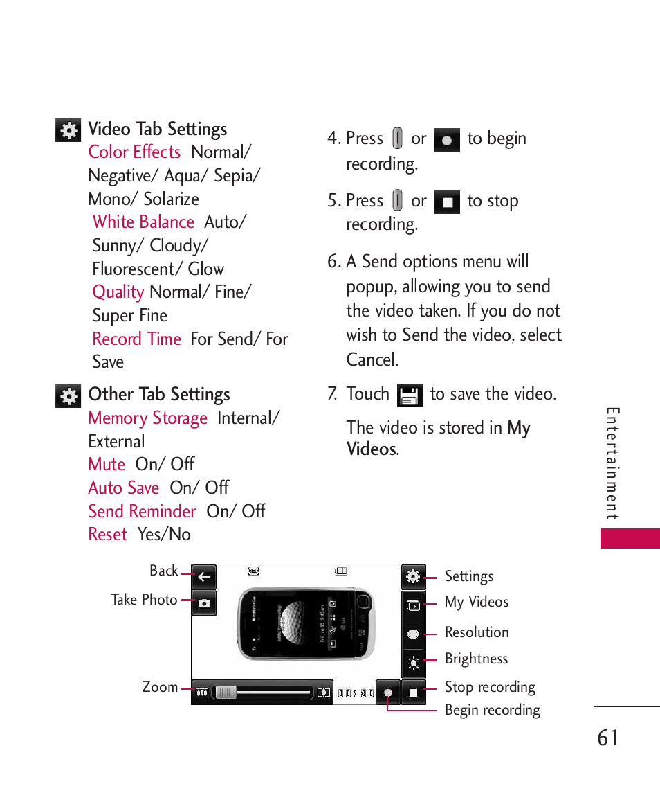 LG LG840 User Manual | Page 63 / 293