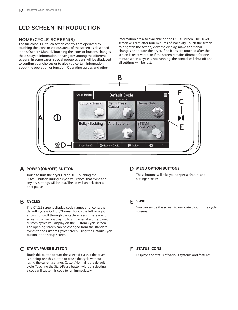 LG DLGX6002V User Manual | Page 10 / 108