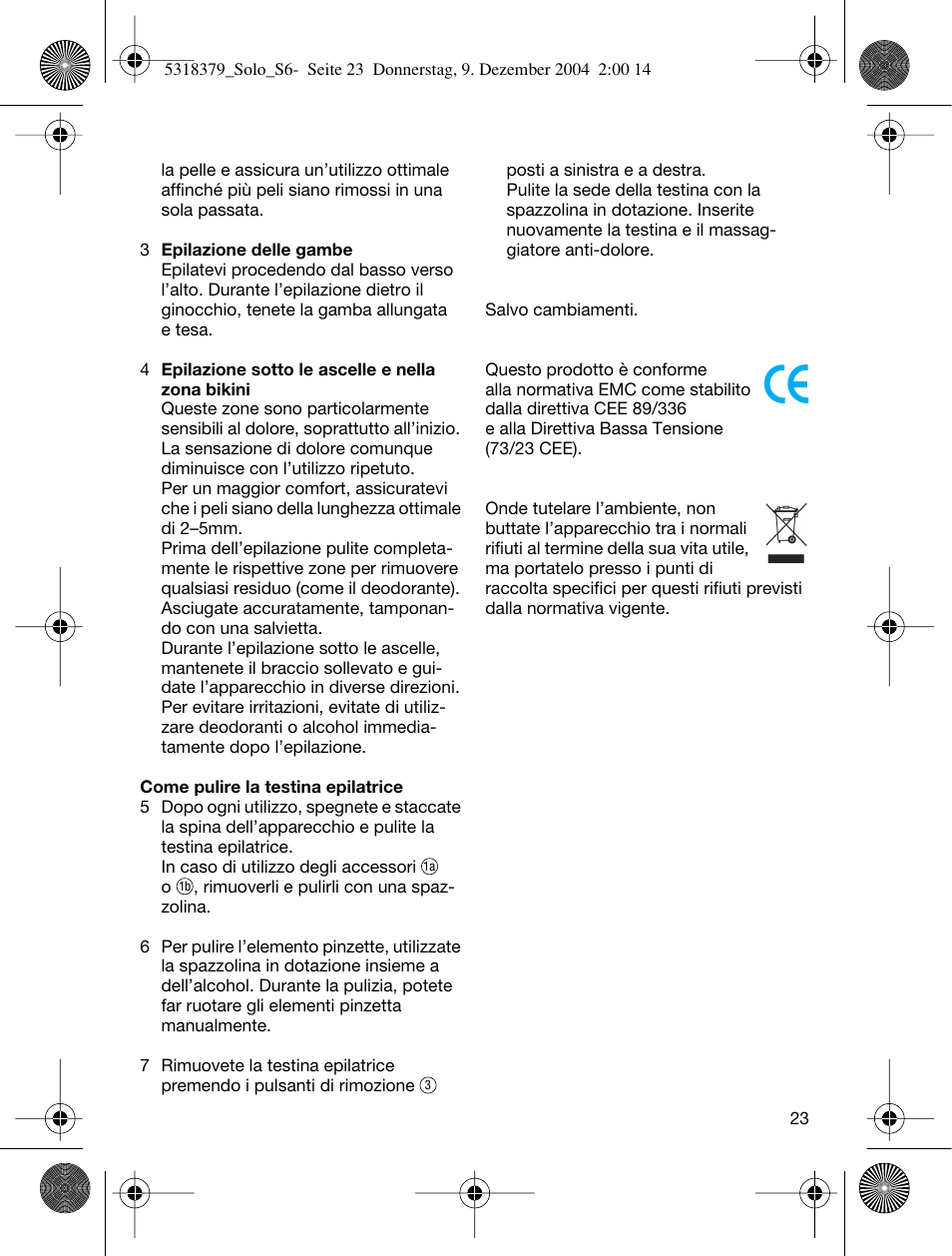 Braun 3170 Solo User Manual | Page 22 / 57