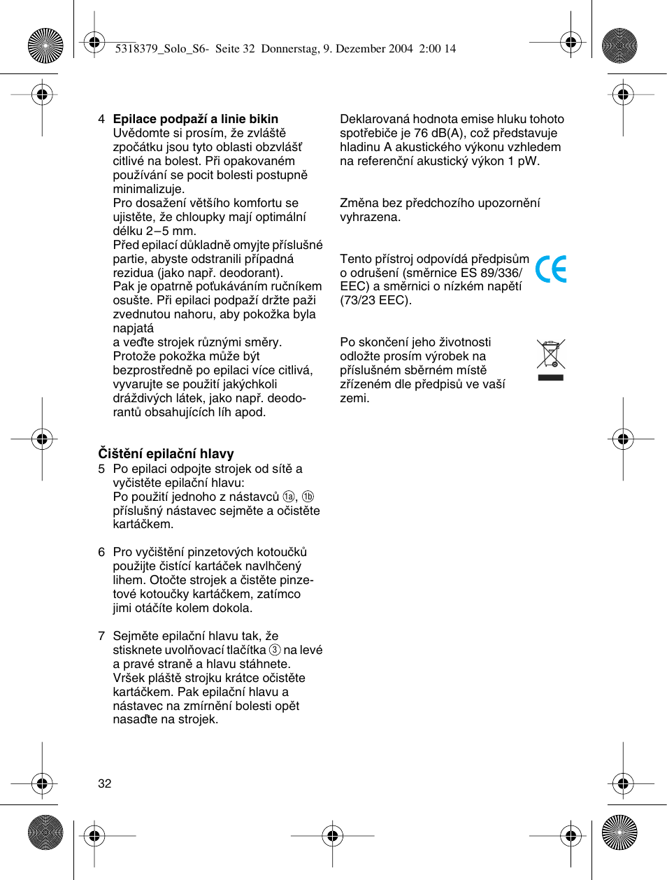 Braun 3170 Solo User Manual | Page 31 / 57