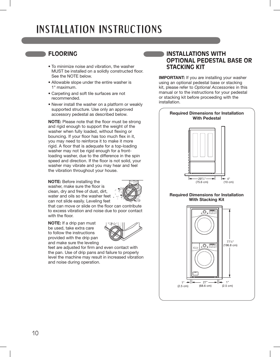 LG WM3360HWCA User Manual | Page 10 / 108