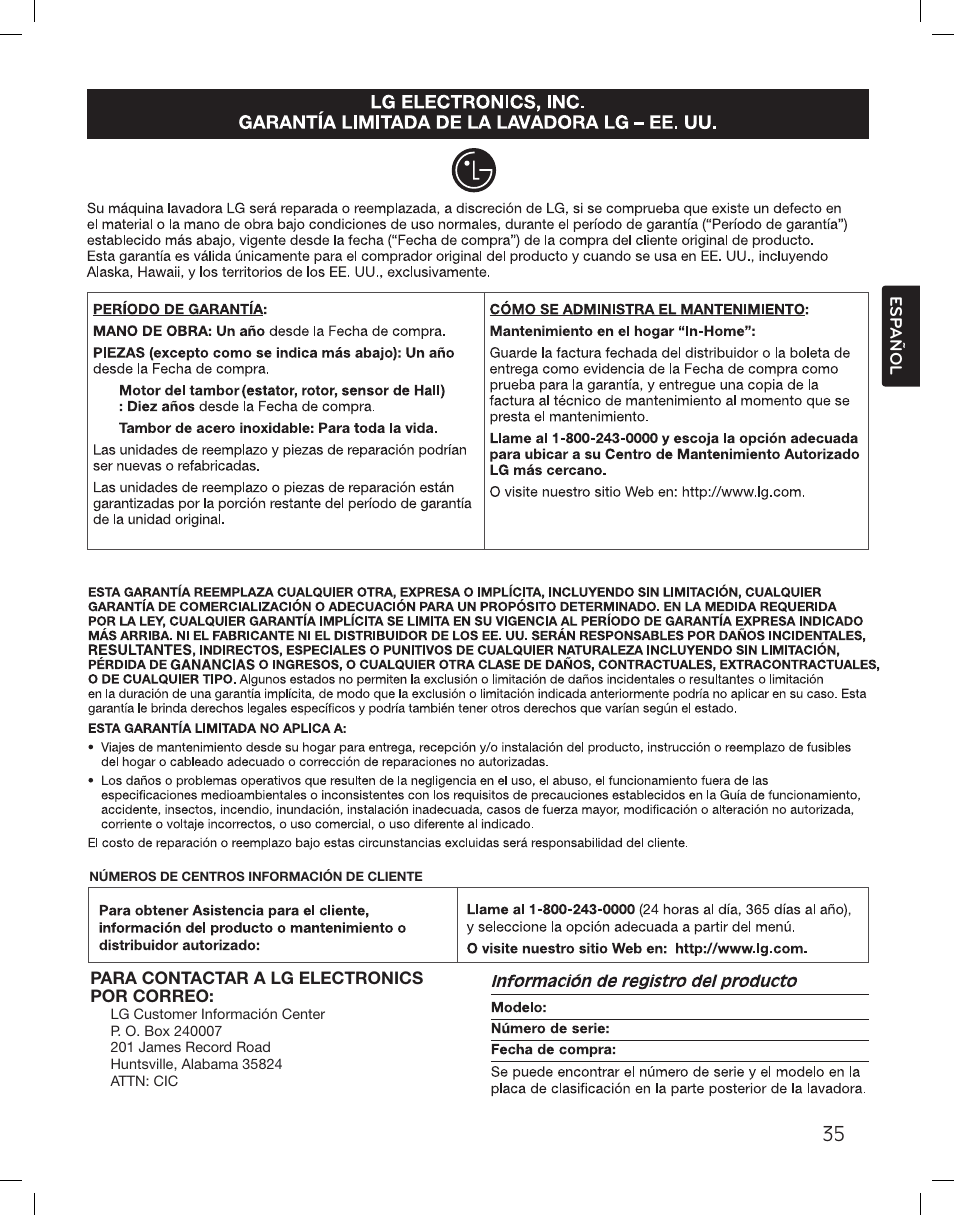 LG WM3360HWCA User Manual | Page 71 / 108