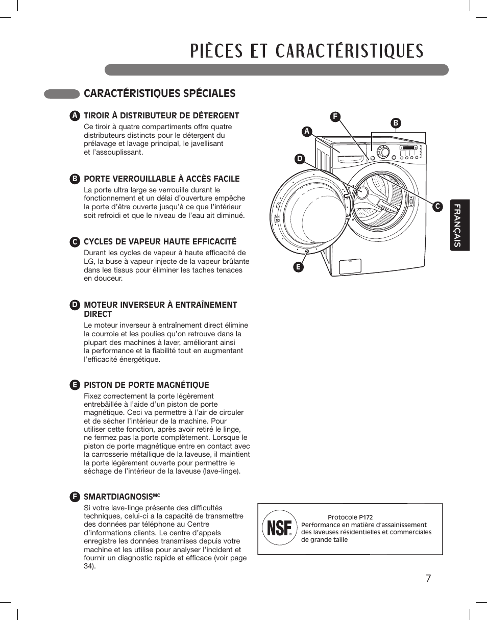 Caractéristiques spéciales | LG WM3360HWCA User Manual | Page 79 / 108