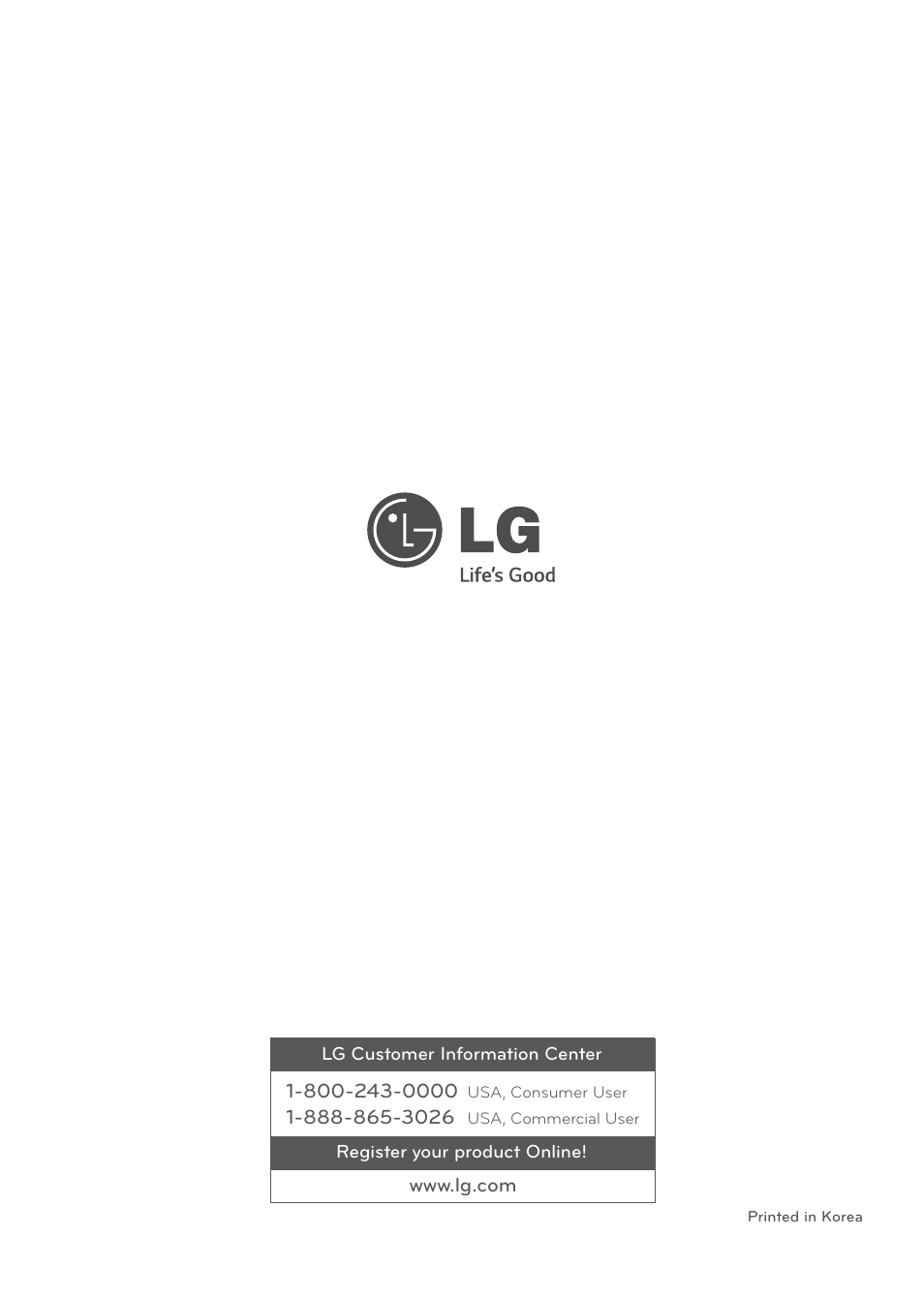 LG LCSC1513ST User Manual | Page 40 / 40