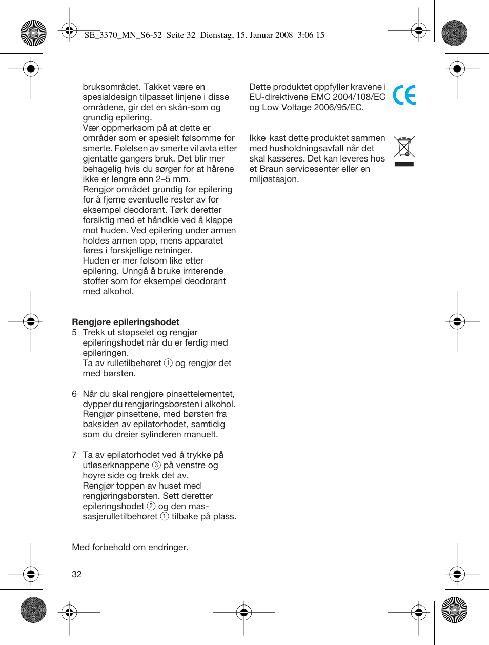 Braun 3370-5318 Silk-épil SoftPerfection User Manual | Page 31 / 46