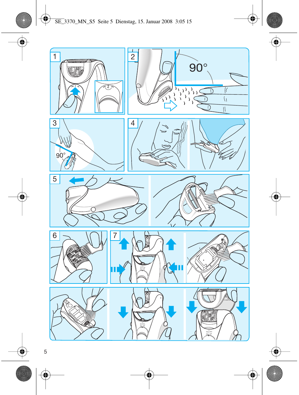 Braun 3370-5318 Silk-épil SoftPerfection User Manual | Page 4 / 46