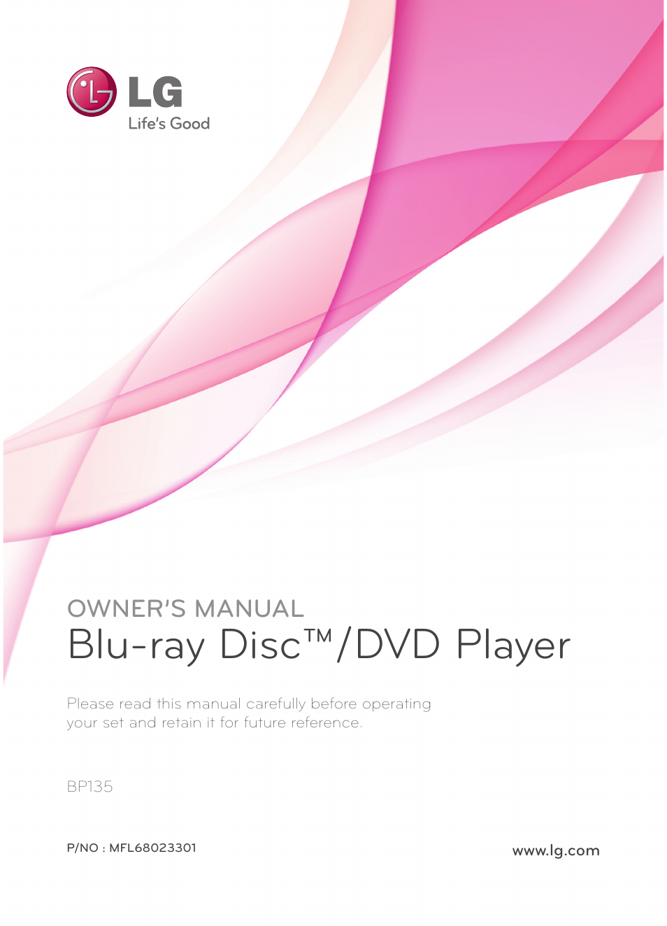 LG BP135 User Manual | 46 pages