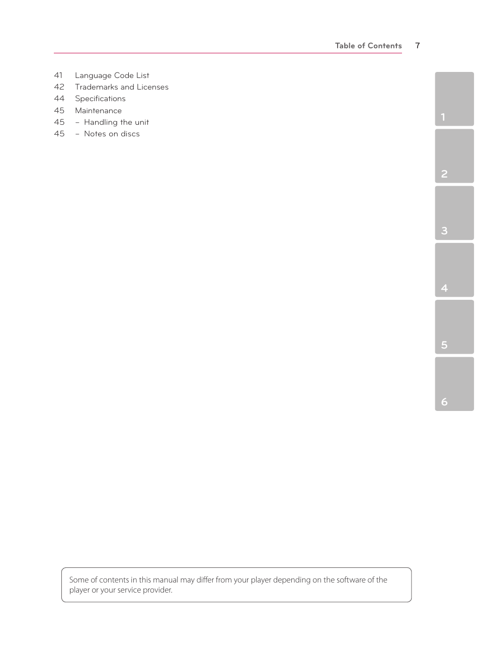LG BP135 User Manual | Page 7 / 46