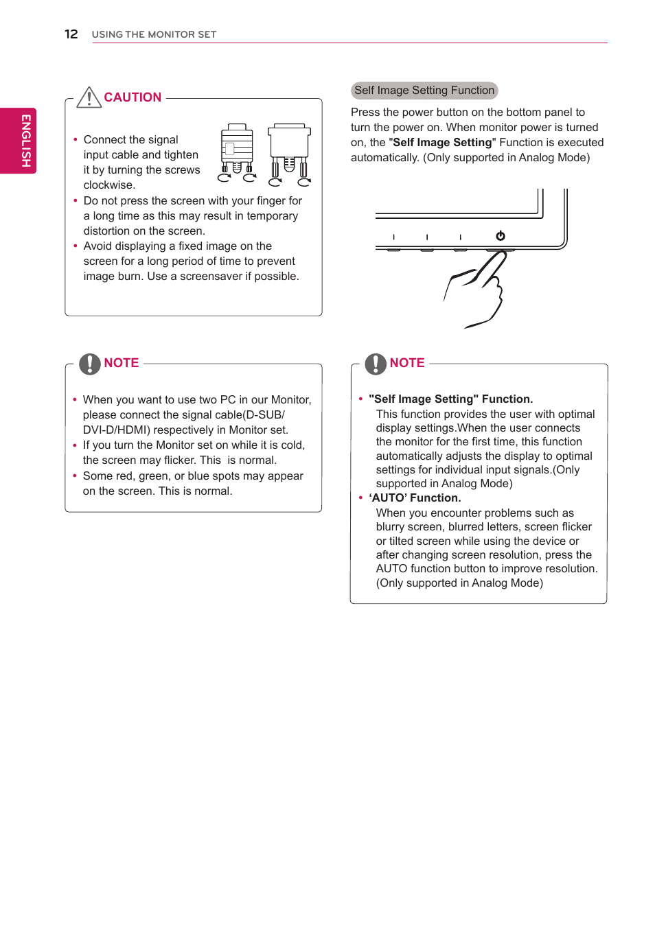 LG IPS235P-BN User Manual | Page 12 / 27