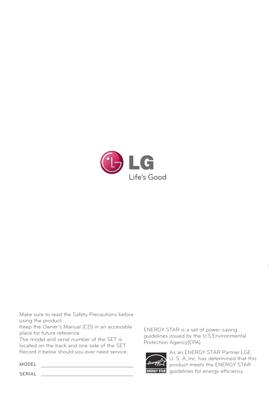 LG IPS235P-BN User Manual | Page 27 / 27