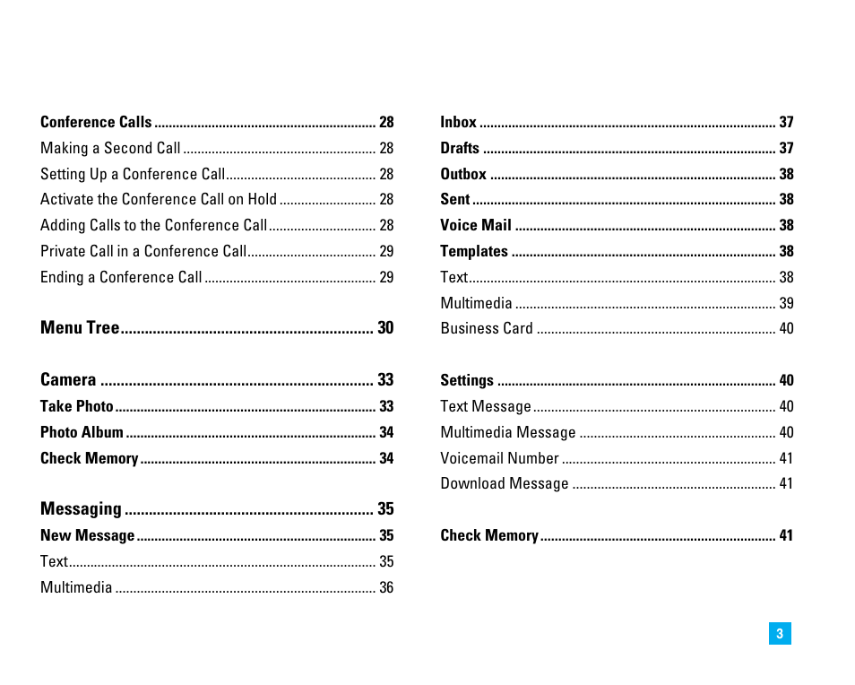 LG LG225 User Manual | Page 7 / 182