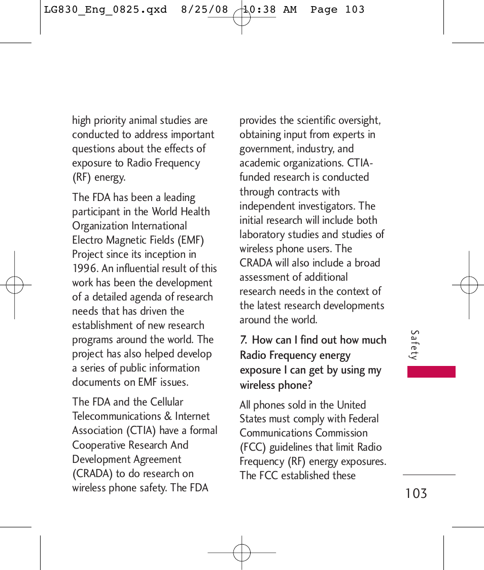 LG LG830 User Manual | Page 105 / 255