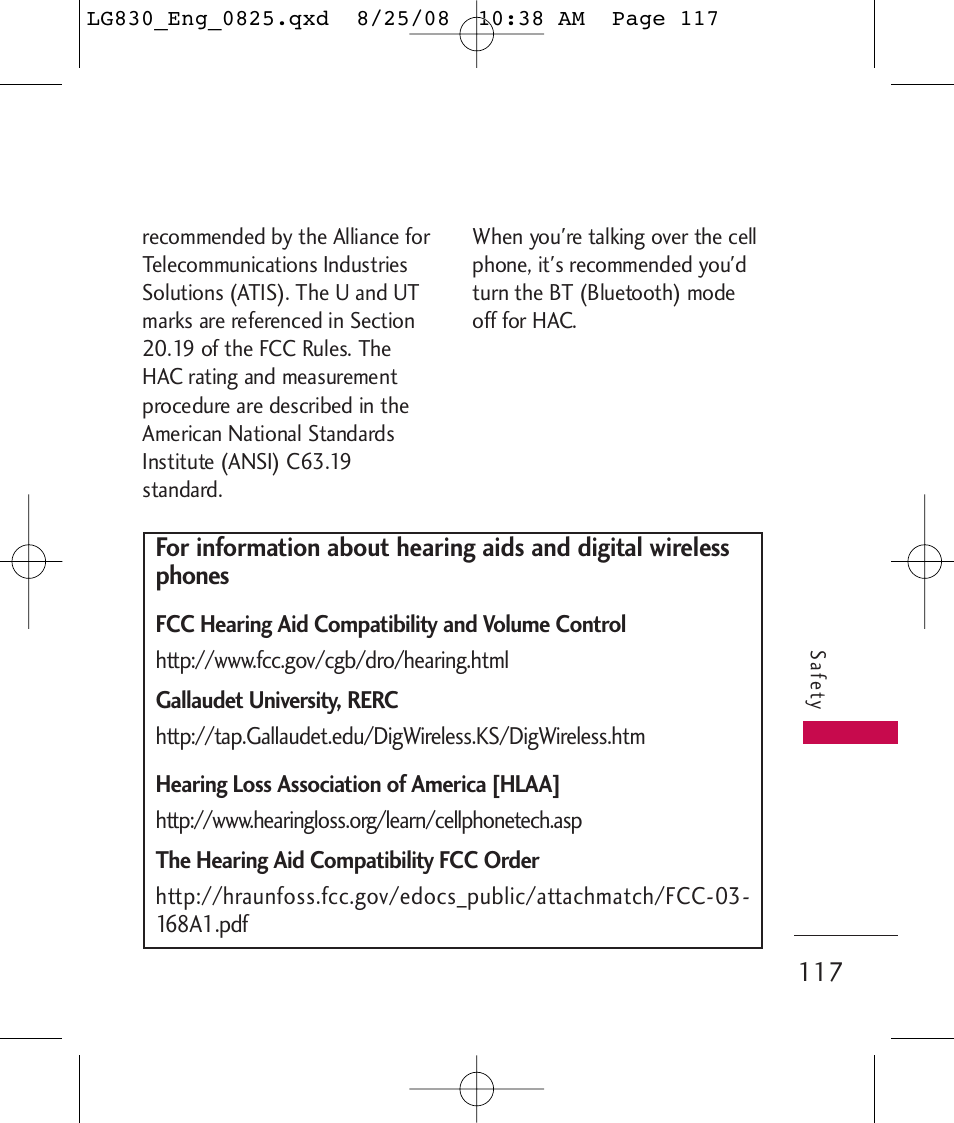 LG LG830 User Manual | Page 119 / 255