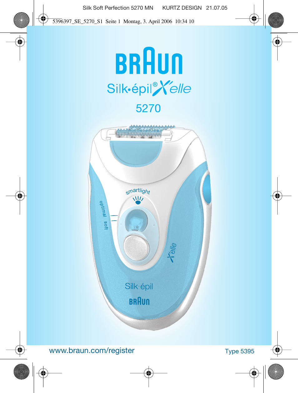 Braun 5270-5396 Silk-épil Xelle User Manual | 95 pages