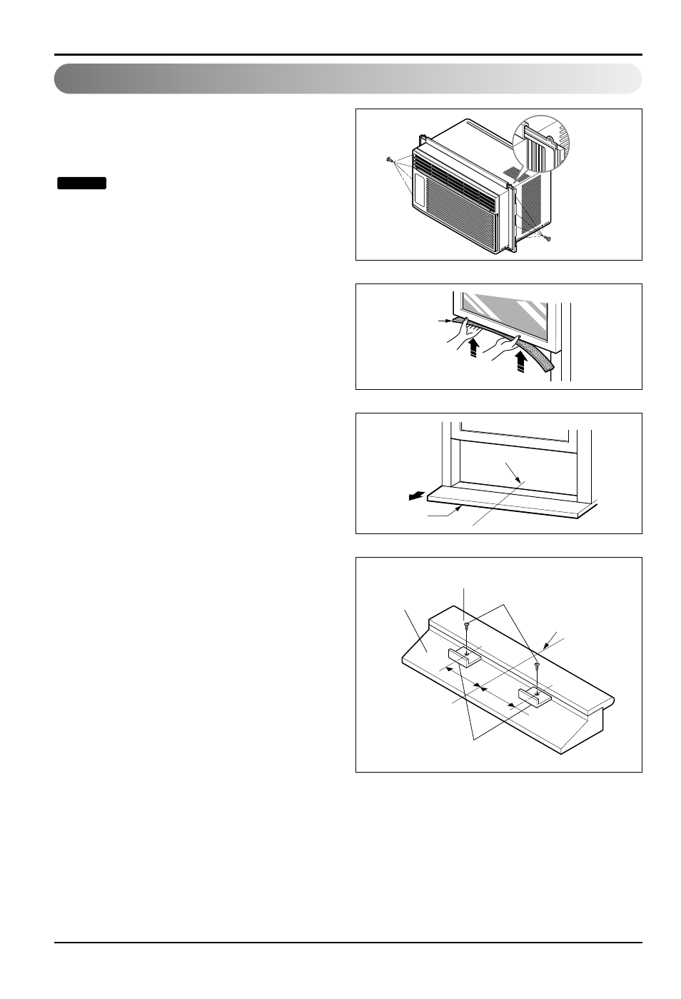 Preparación de la carcasa | LG ZW6500R User Manual | Page 36 / 47