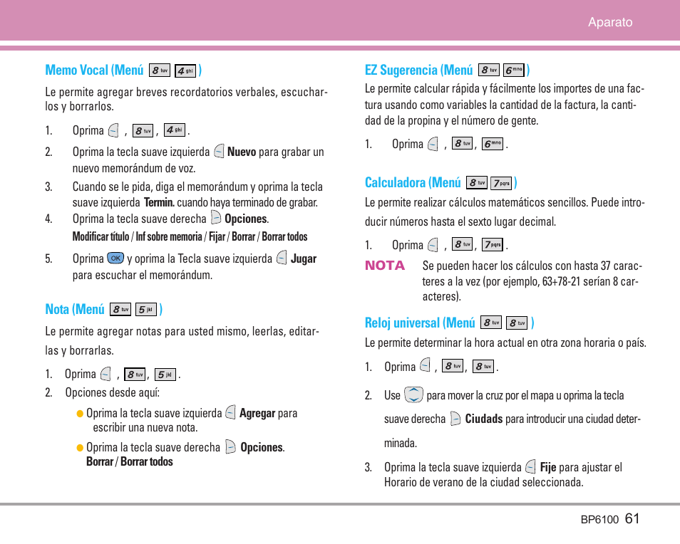 LG LGBP6100 User Manual | Page 160 / 199