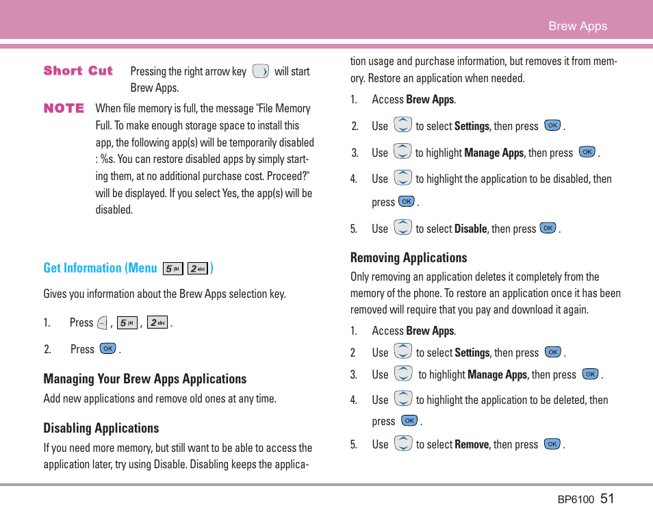 LG LGBP6100 User Manual | Page 52 / 199